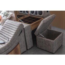 Pat multifunctional Allure Sunshine 240x265x43 Nubuck (Grey-Brown) Thumb