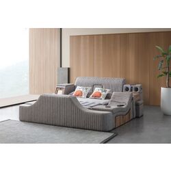 Многофункциональная кровать Allure Sunshine 240x265x43 Nubuck (Grey-Brown)