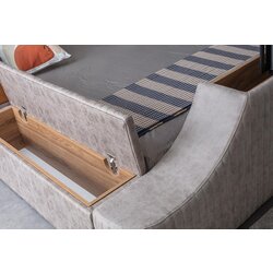 Pat multifunctional Allure Sunshine 240x265x43 Nubuck (Grey-Brown) Thumb