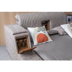 Pat multifunctional Allure Sunshine 240x265x43 Nubuck (Grey-Brown) Thumb