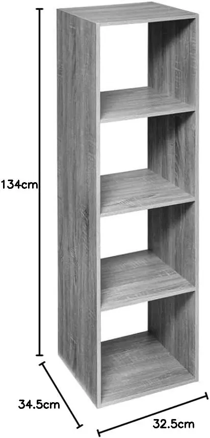 Стеллаж 5Five Mix'n Modul 34.5x32x134cm (Grey)