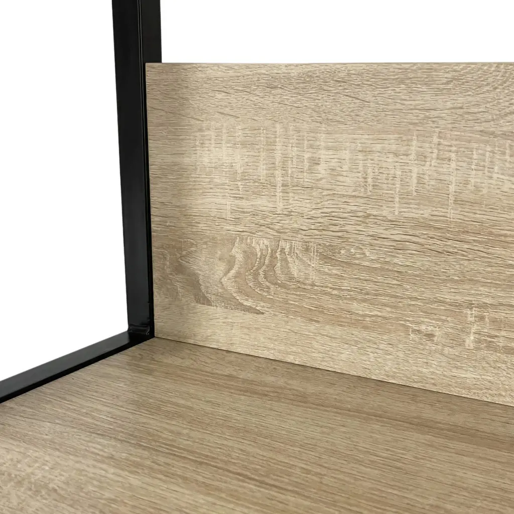 Стеллаж Akord 500 6P (Black/Sonoma Oak) - 3