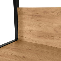 Стеллаж Akord 600 6P (Black/Craft Oak) Thumb