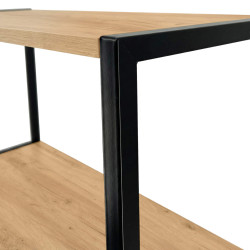 Стеллаж Akord 600 6P (Black/Craft Oak) Thumb