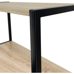 Стеллаж Akord 600 6P (Black/Sonoma Oak) Thumb