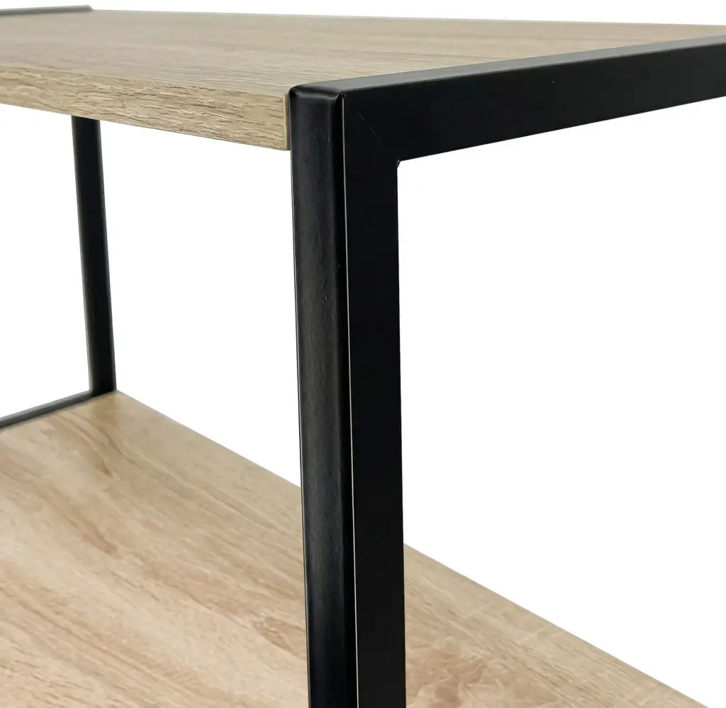 Стеллаж Akord 600 6P (Black/Sonoma Oak) - 5