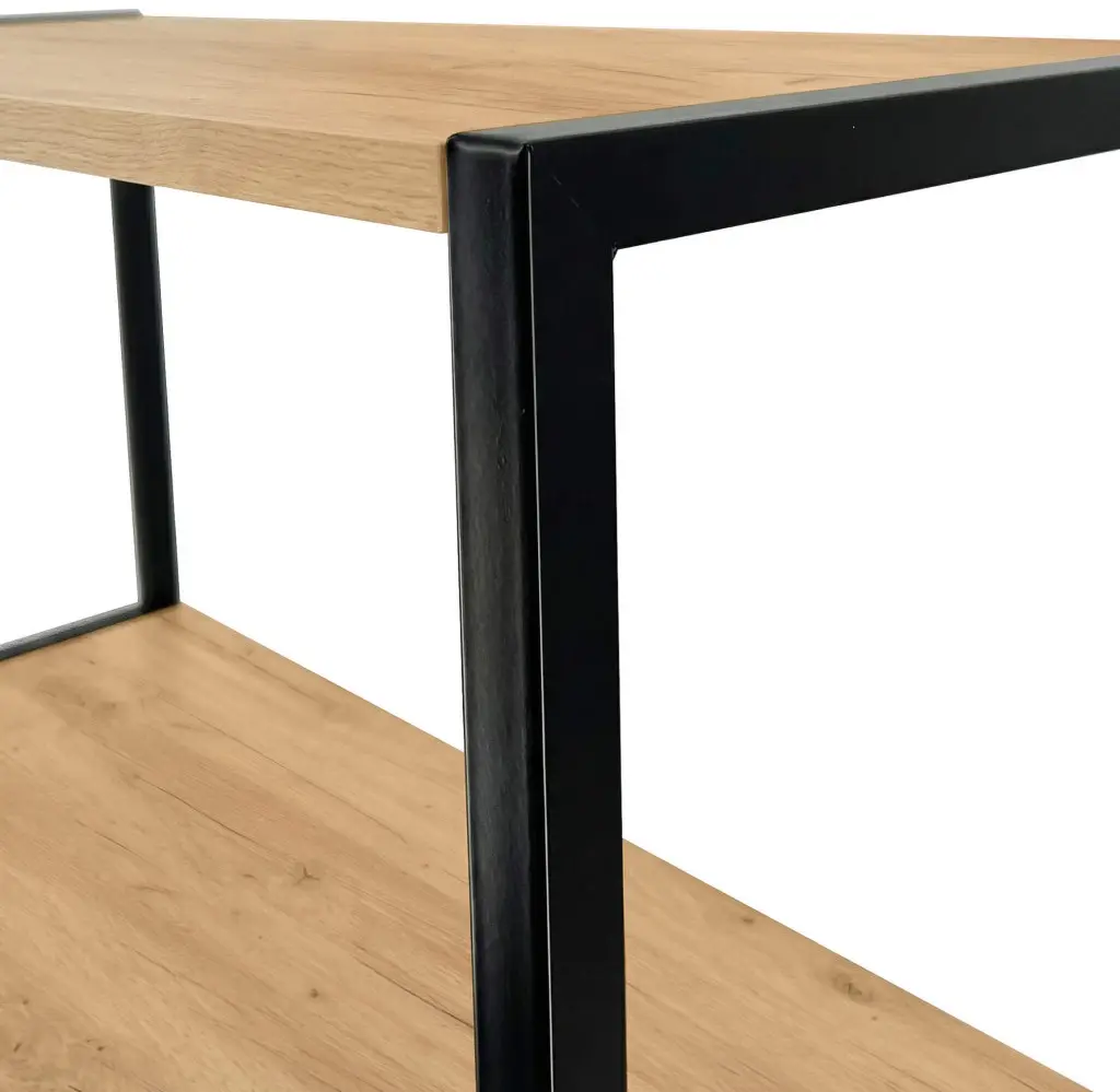 Стеллаж Akord 800 6P (Black/Craft Oak) - 4