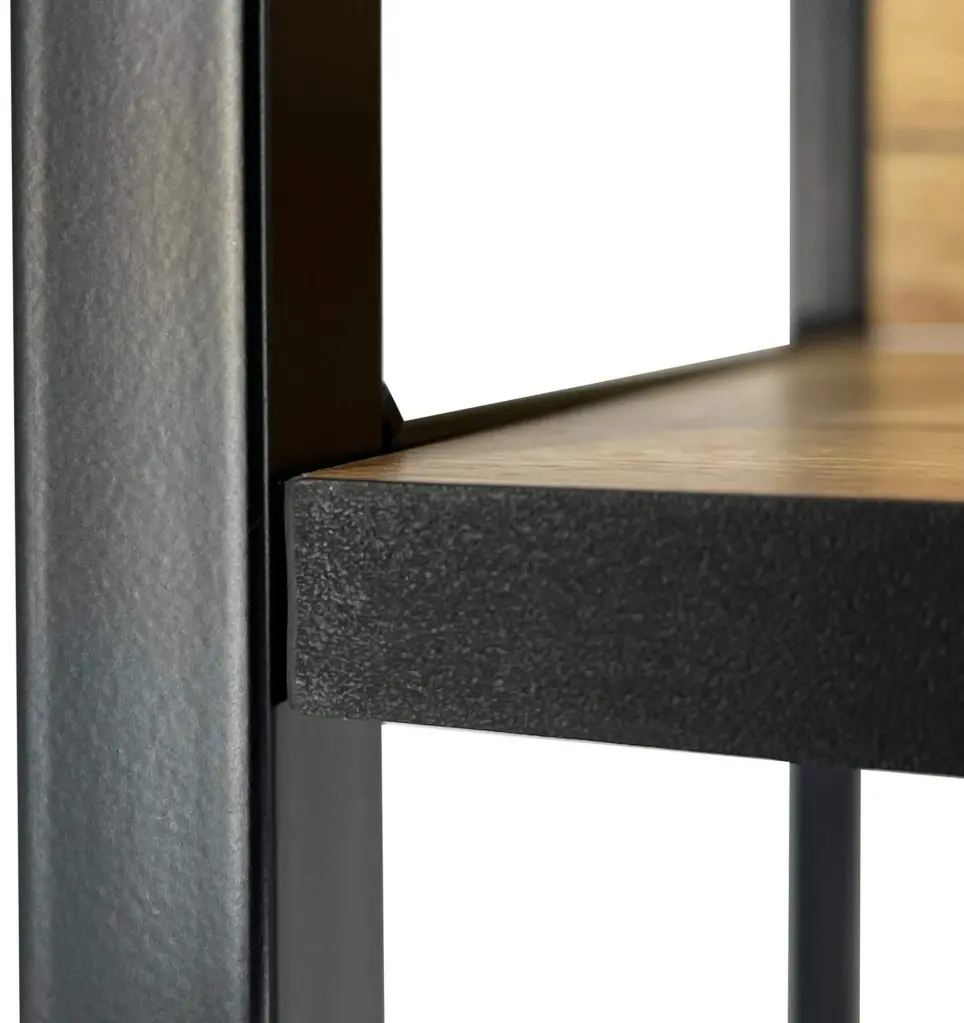 Стеллаж Akord 800 6P (Black/Craft Oak) - 5