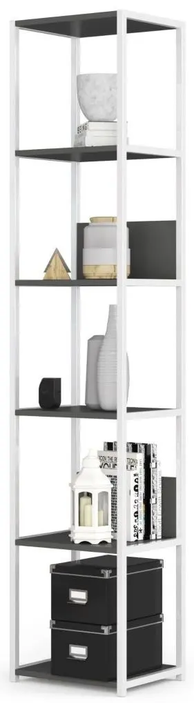 Etajera Akord CL40 6S (White/Grey)