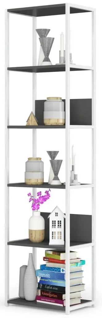 Etajera Akord CL50 6S (White/Grey)