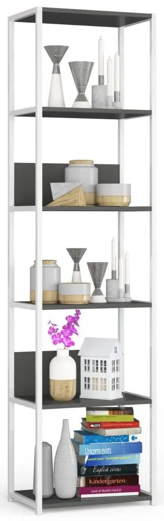 Etajera Akord CL50 6S (White/Grey)