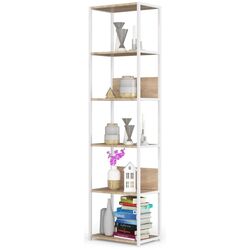 Etajera Akord CL50 6S (White/Sonoma Oak) Thumb