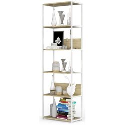 Etajera Akord CL60 6S (White/Artisan Oak) Thumb