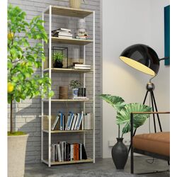 Etajera Akord CL60 6S (White/Artisan Oak)