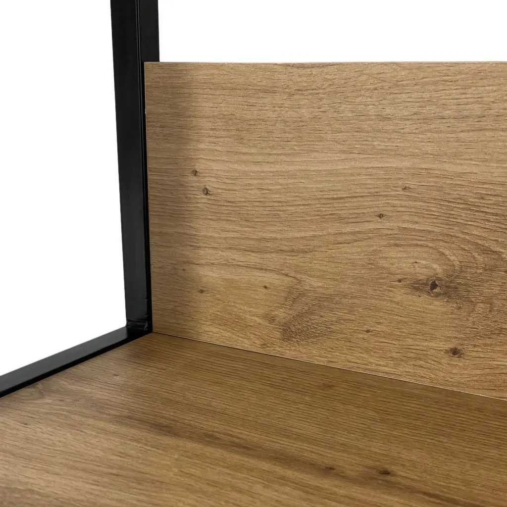 Etajera Akord CL70 6S (Black/Artisan Oak)