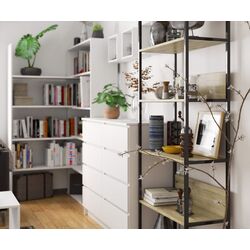 Etajera Akord CL70 6S (Black/Artisan Oak) Thumb