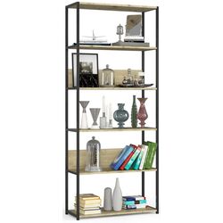 Etajera Akord CL80 6S (Black/Artisan Oak) Thumb