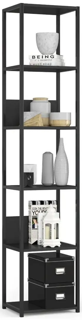 Стеллаж Akord Loft 40 6P (Black)