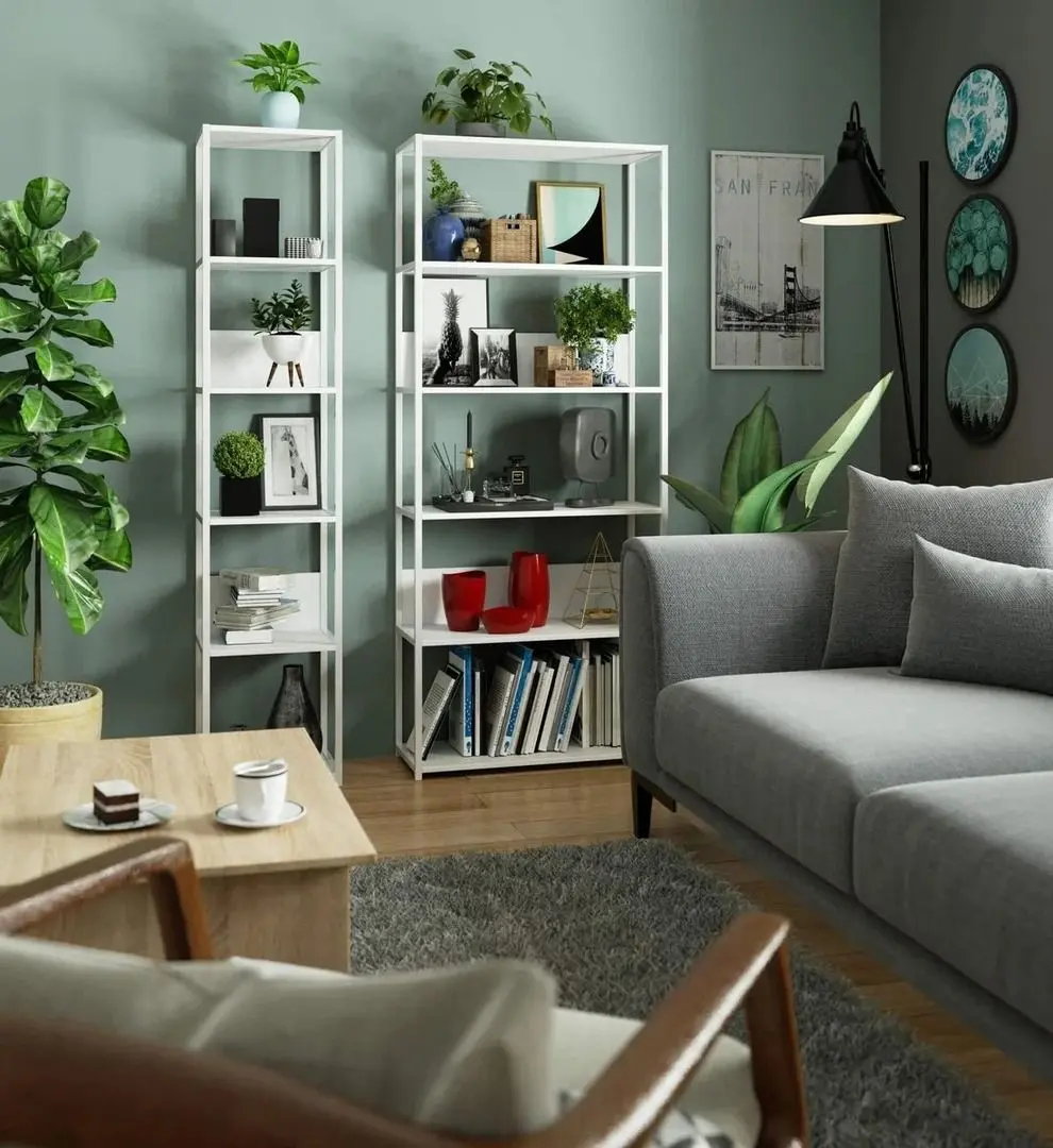 Etajera Akord Loft 40 6P (White)