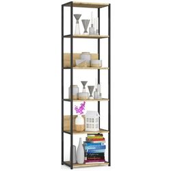 Etajera Akord Loft 50 6P (Black/Artisan Oak)