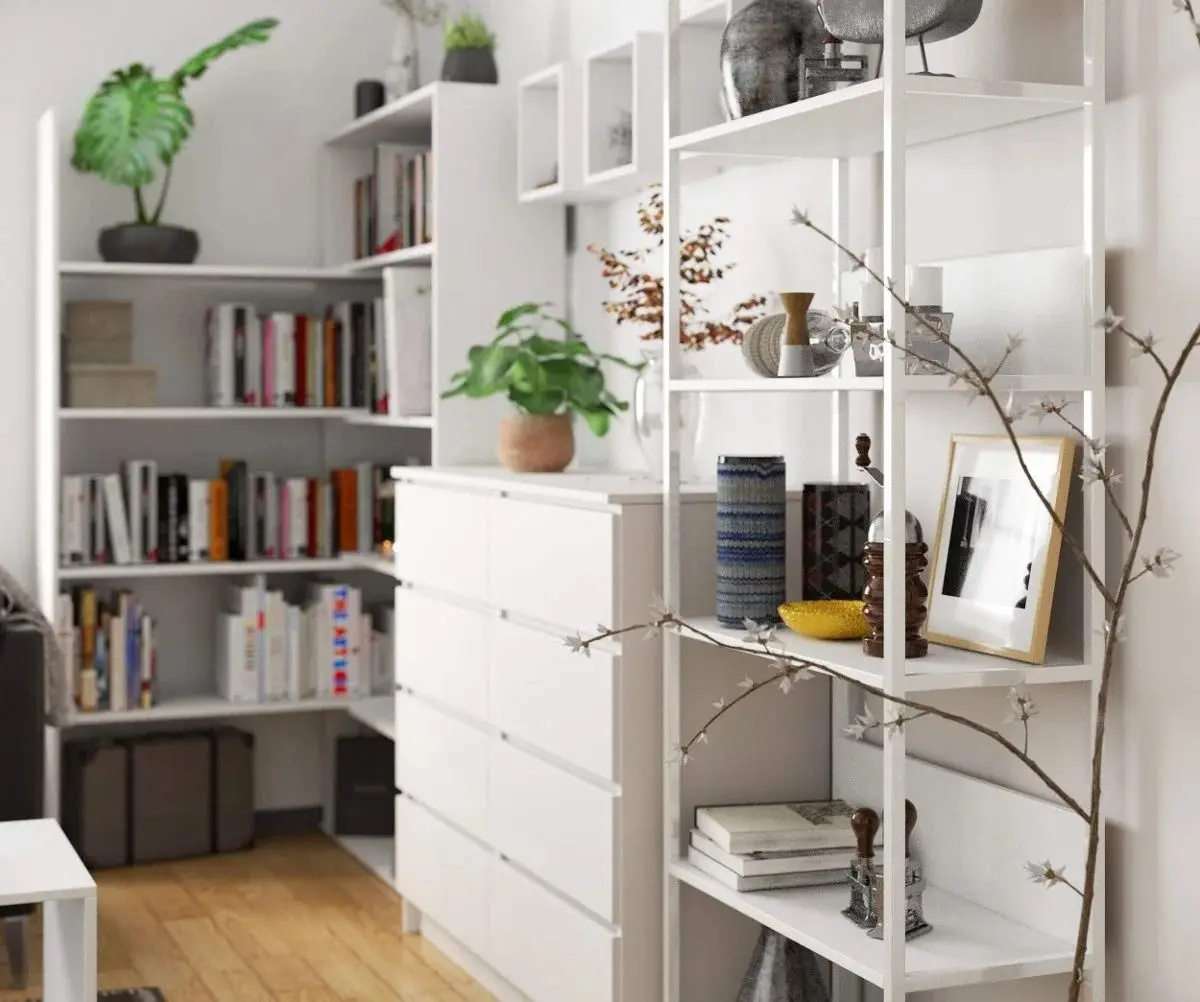 Etajera Akord Loft 70 6P (White)