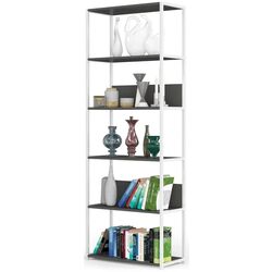 Etajera Akord Loft 70 6P (White/Black) Thumb