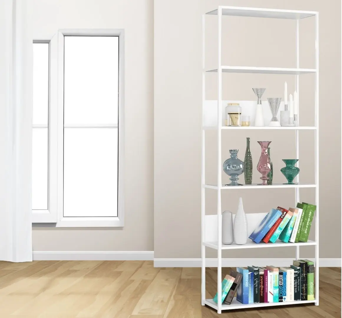 Etajera Akord Loft 70 6P (White)