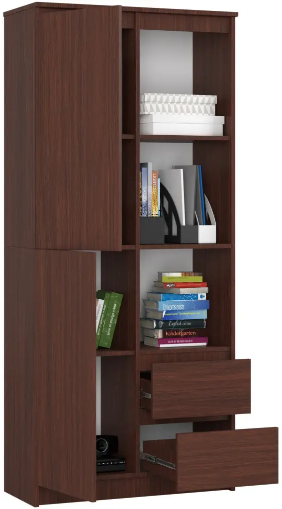 Dulap combinat Akord R11 R80 1D2SZ (Wenge) - 2