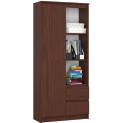 Dulap combinat Akord R11 R80 1D2SZ (Wenge)