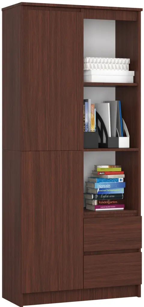 Dulap combinat Akord R11 R80 1D2SZ (Wenge)