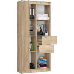 Стеллаж Akord R15 R80 1D 2SZ CLP PK (Sonoma Oak) Thumb