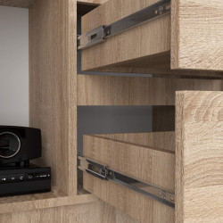 Стеллаж Akord R15 R80 1D 2SZ CLP PK (Sonoma Oak) Thumb