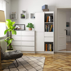 Стеллаж Akord R15 R80 1D 2SZ (White) Thumb