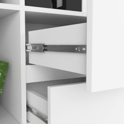 Стеллаж Akord R15 R80 1D 2SZ (White) Thumb