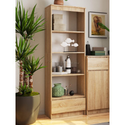 Etajera Akord R60 1SZ 4P (Sonoma Oak)