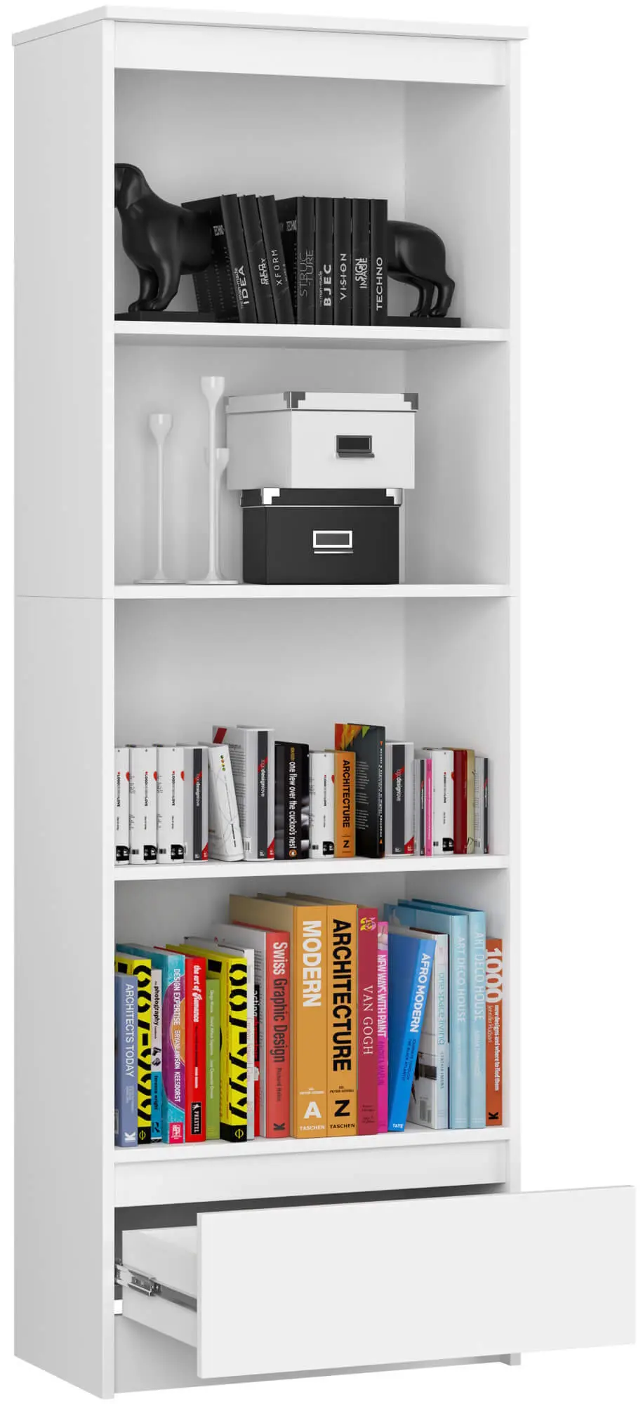 Etajera Akord R60 1SZ 4P (White)