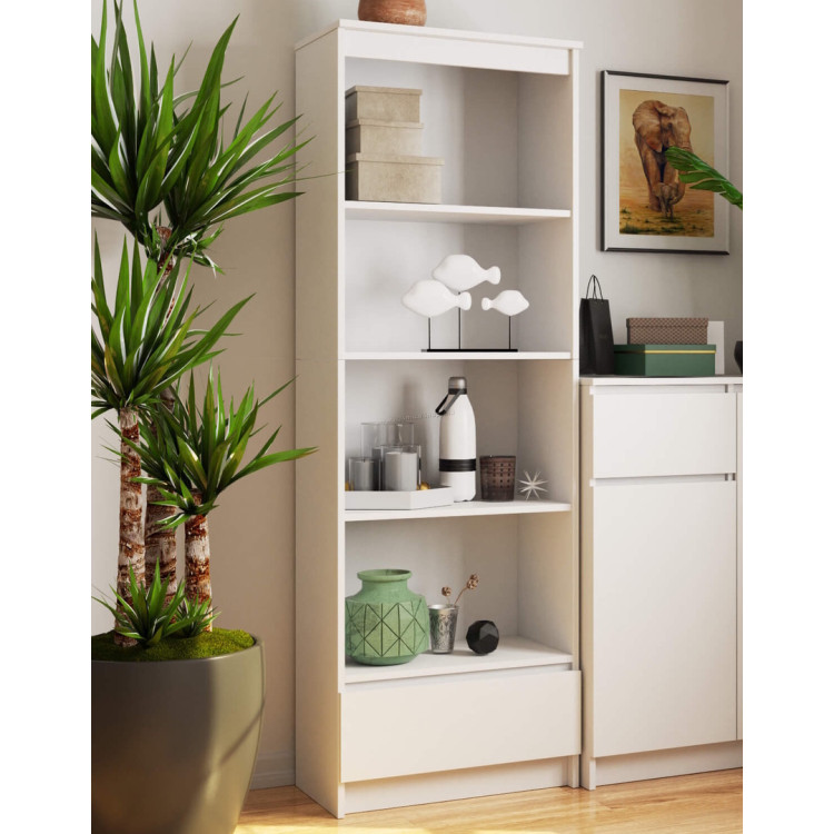 Стеллаж Akord R60 1SZ 4P (White)