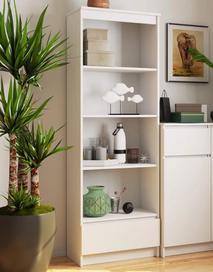 Etajera Akord R60 1SZ 4P (White)