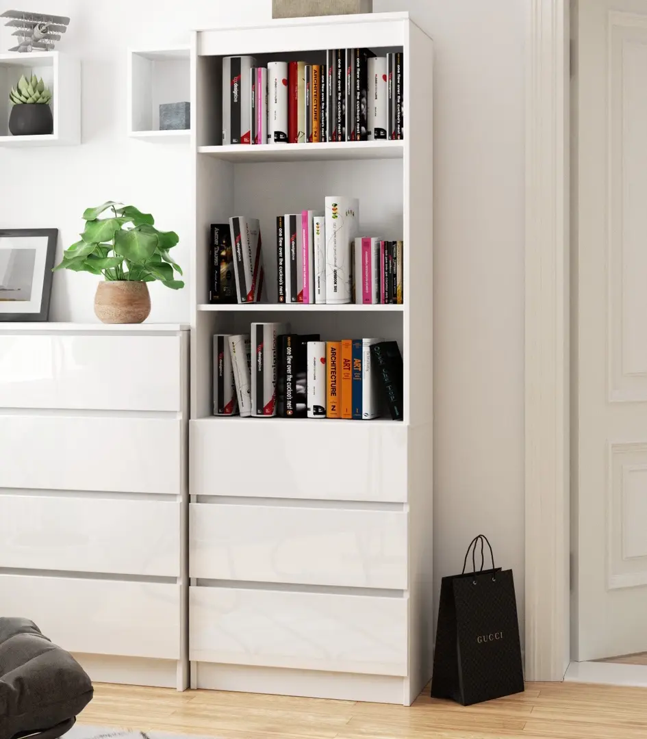 Etajera Akord R60 3SZ (White)