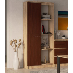 Etajera Akord R80 1D 4P (Sonoma Oak/Wenge)