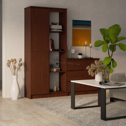 Etajera Akord R80 1D 4P (Wenge)