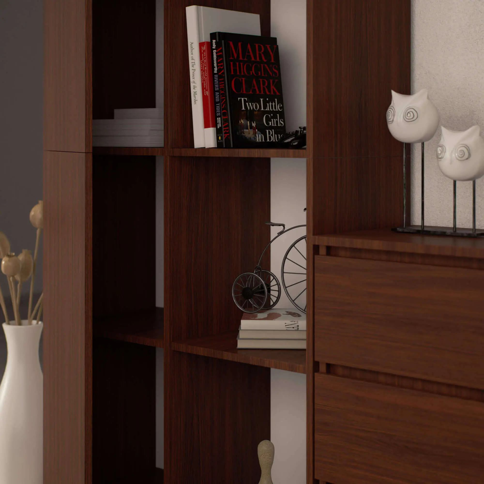 Etajera Akord R80 1D 4P (Wenge)