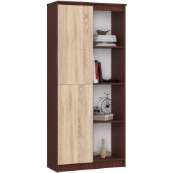 Etajera Akord R80 1D 4P (Wenge/Sonoma Oak) Thumb