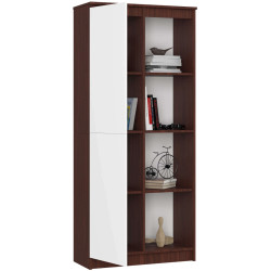 Etajera Akord R80 1D 4P (Wenge/White) Thumb