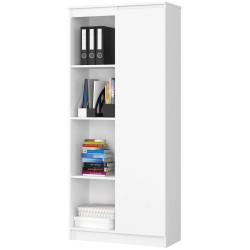 Стеллаж Akord R80 1D 4P (White) Thumb