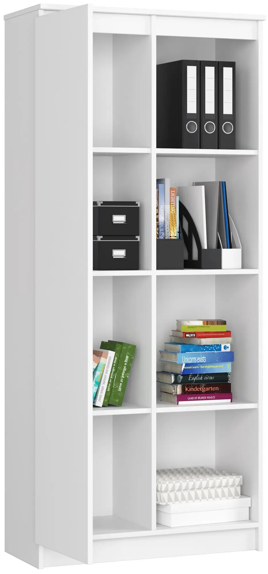 Стеллаж Akord R80 1D 4P (White)