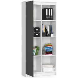 Стеллаж Akord R80 1D 4P (White/Graphite Grey) Thumb