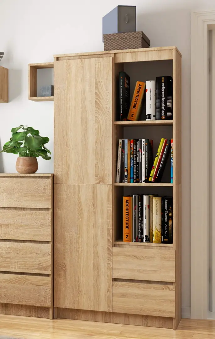 Etajera Akord R80 R11 2D2SZ (Sonoma Oak)