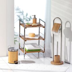 Etajera Axentia 282138 (Bamboo/Silver)