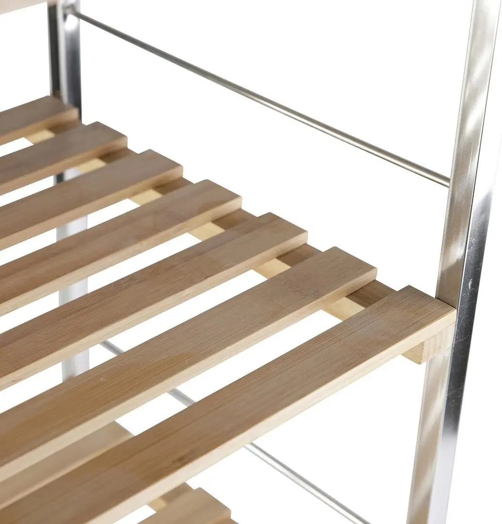 Этажерка Axentia 282138 (Bamboo/Silver)